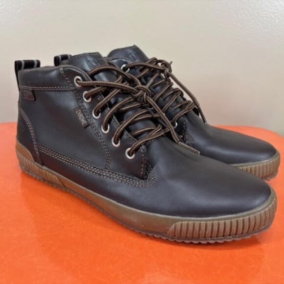 Chrome Industries Storm 415 Work Boot Amber Leather/Gum Rubber Size 8.5 Men's - Picture 1 of 6